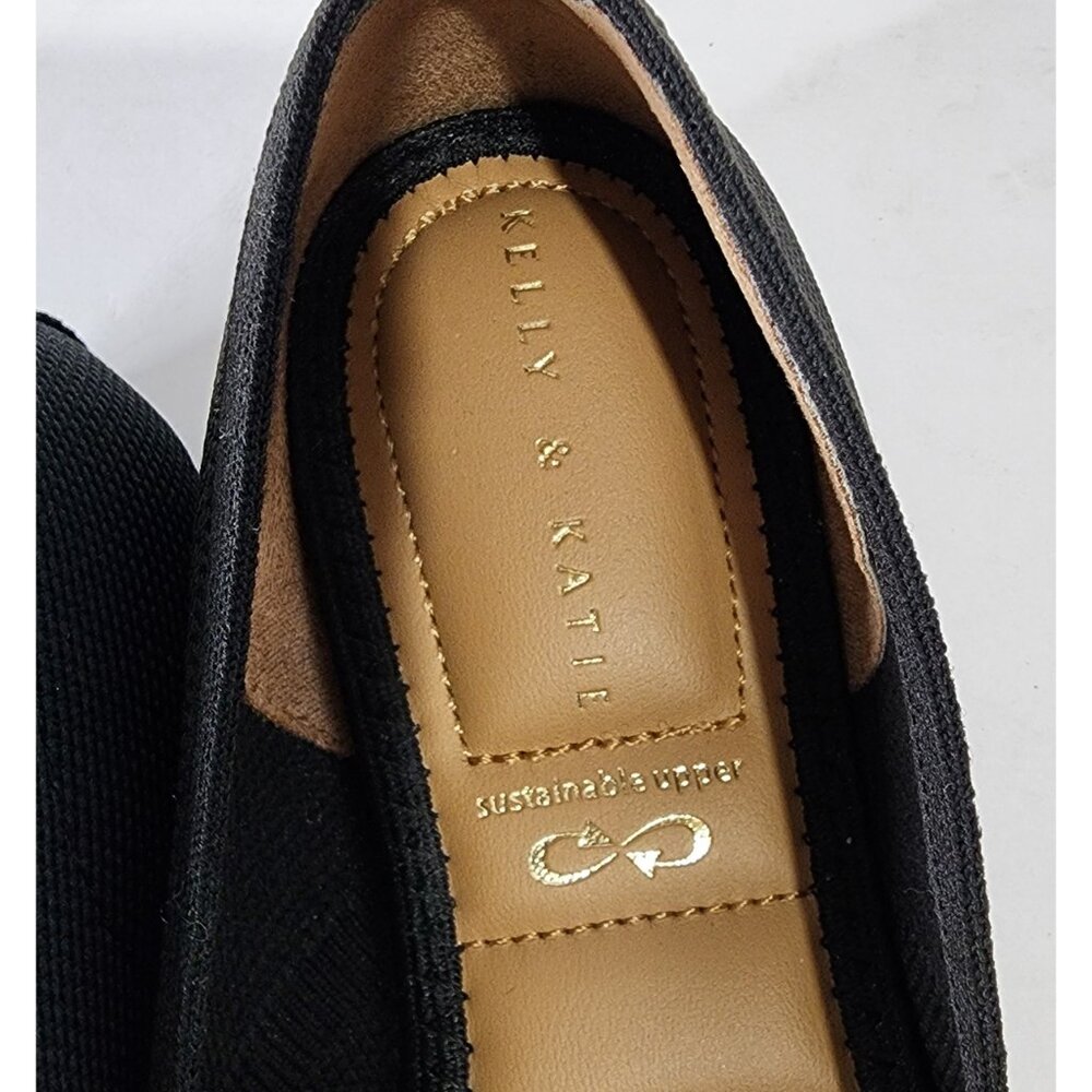 Katie & Kelly Jayde Pointed Toe Black Flats Size 6M Very Comfy - Picture 7 of 7
